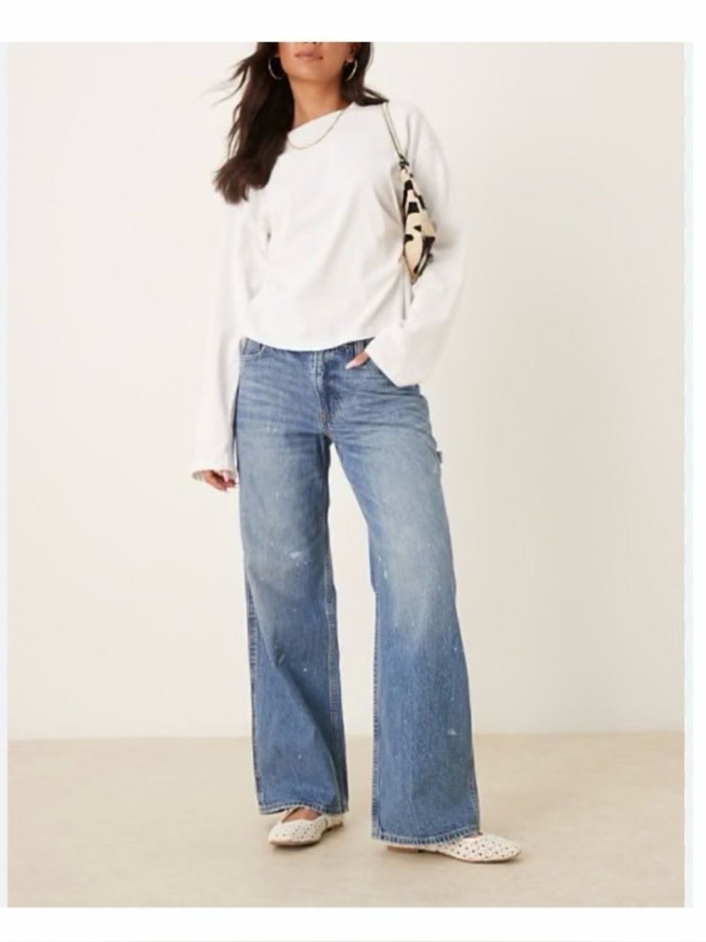 Abercrombie curve love the ultra loose low rise jeans
